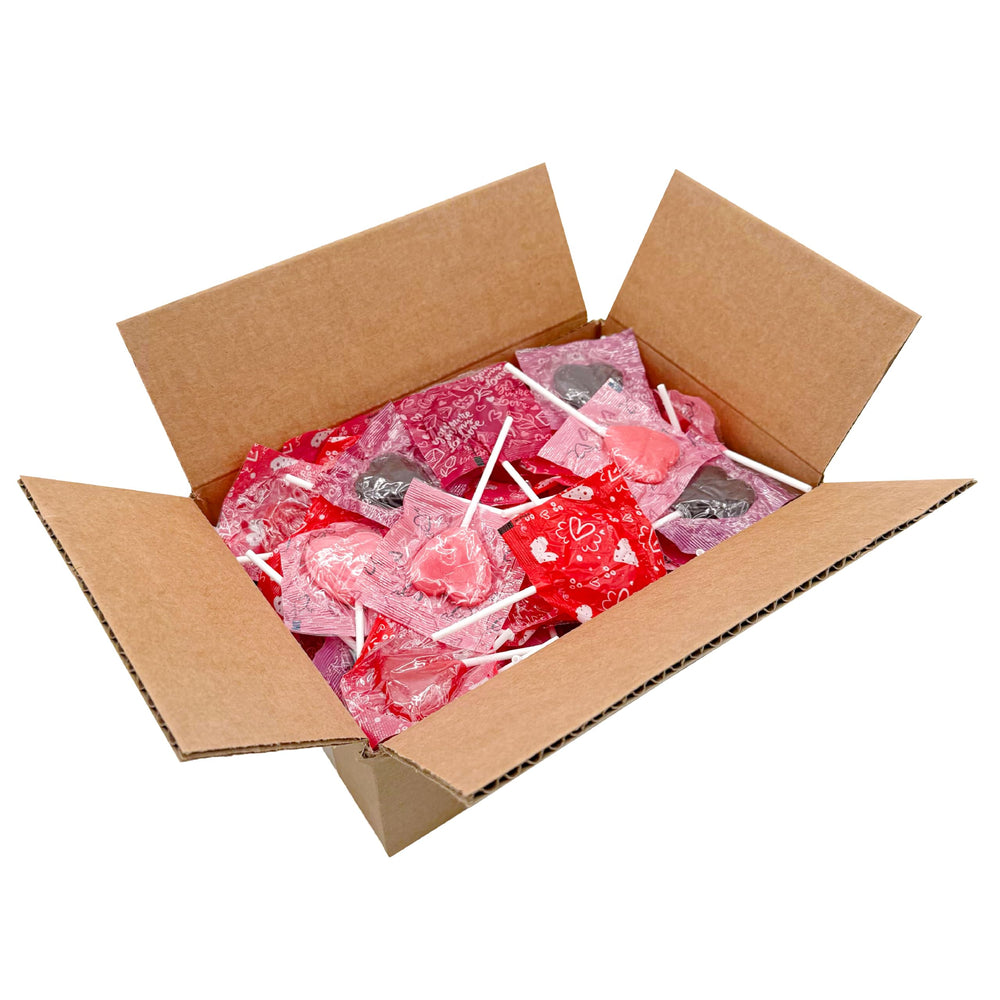 LAETAFOOD heart lollipops party display at a candy table