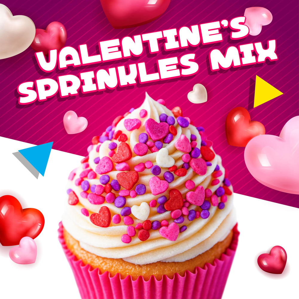 LAETAFOOD Heart Sprinkles decorate cookies with cheerful heart shapes.