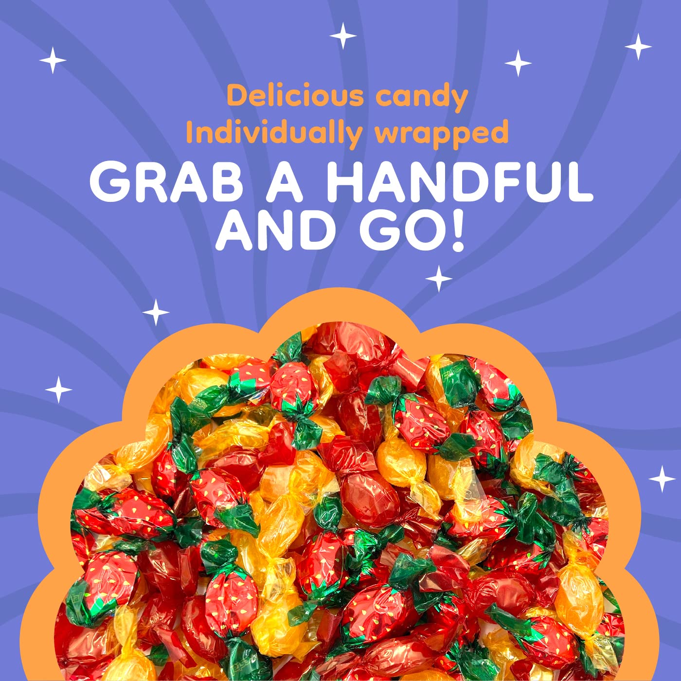 LAETAFOOD individually wrapped candies ideal for pockets and purses