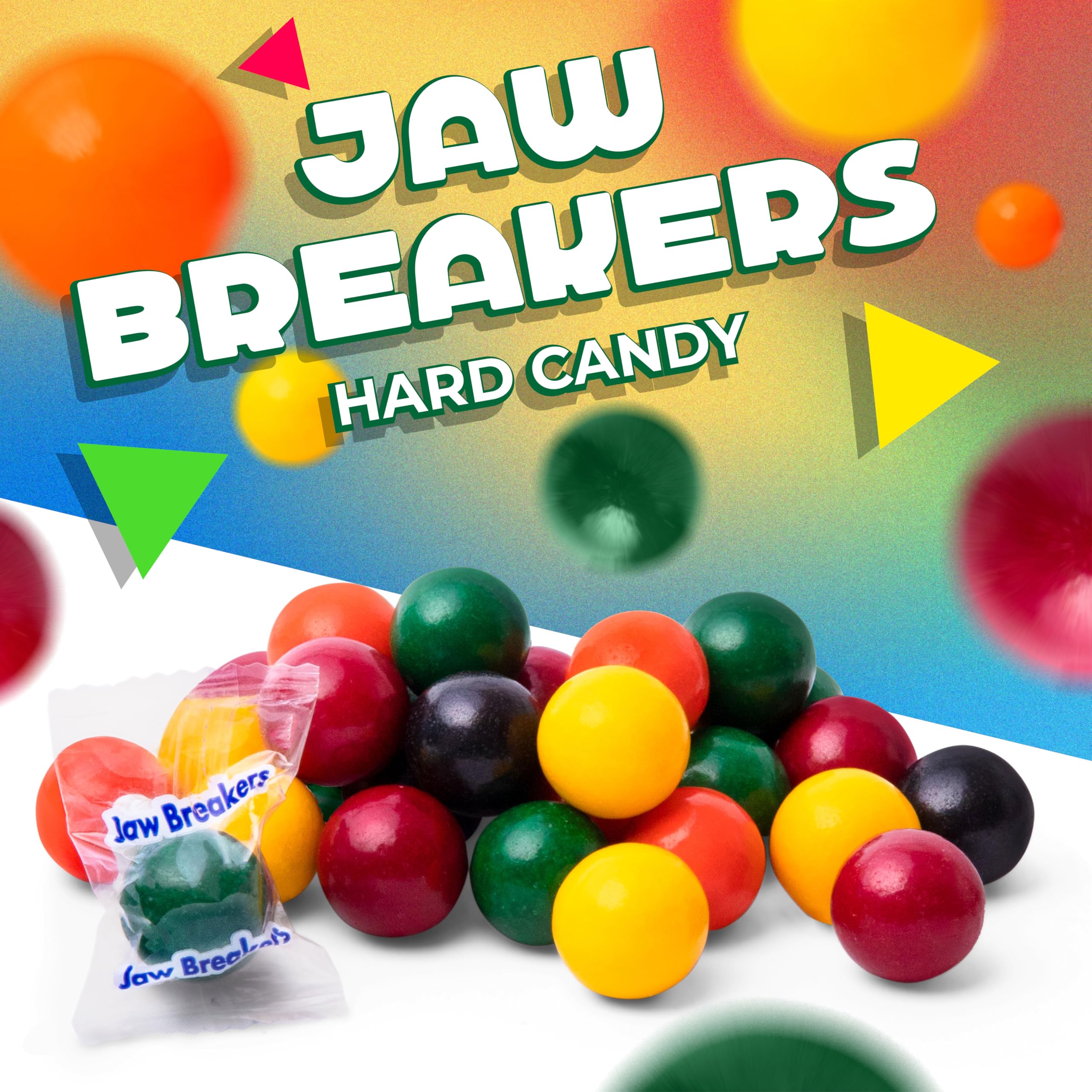 LAETAFOOD Jawbreakers yellow lemon – tangy color pop for desserts.