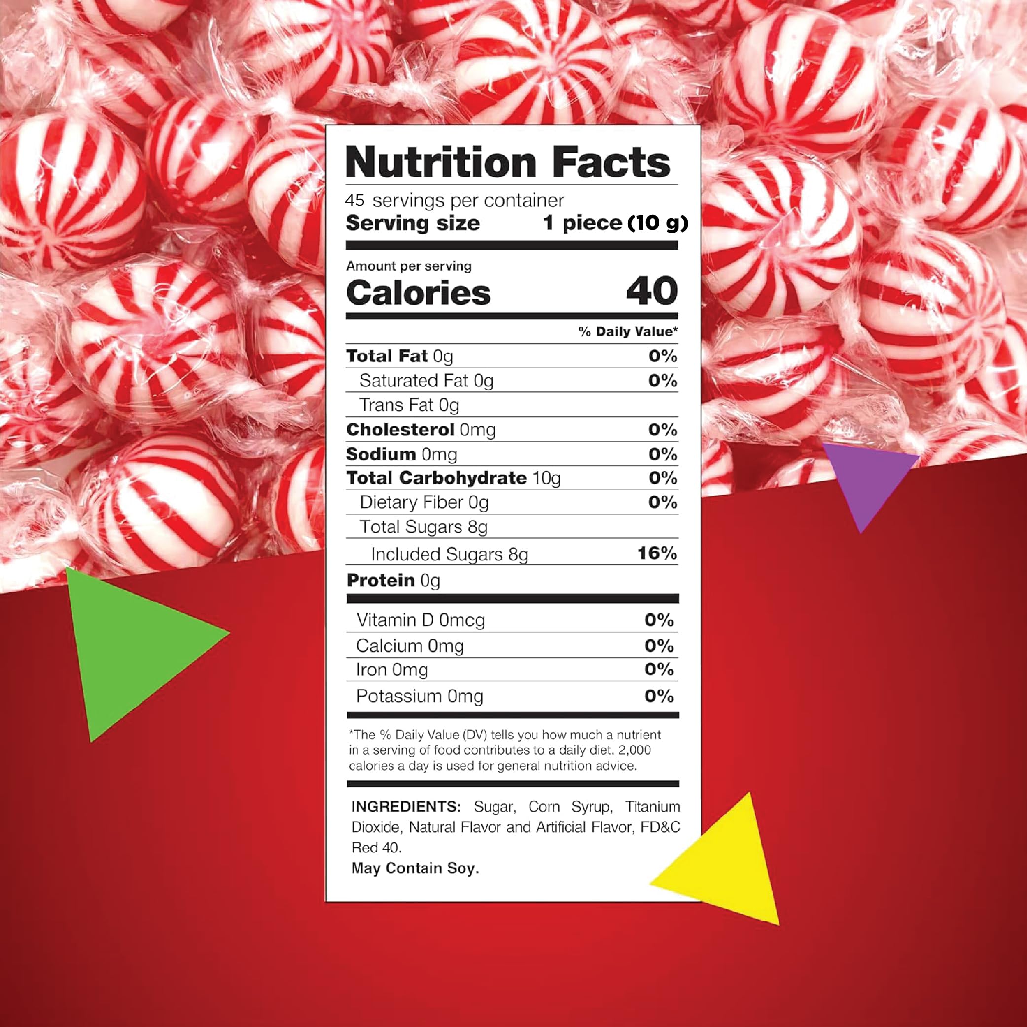 LAETAFOOD Jumbo Mint Balls bag design enhances festive display and nostalgia