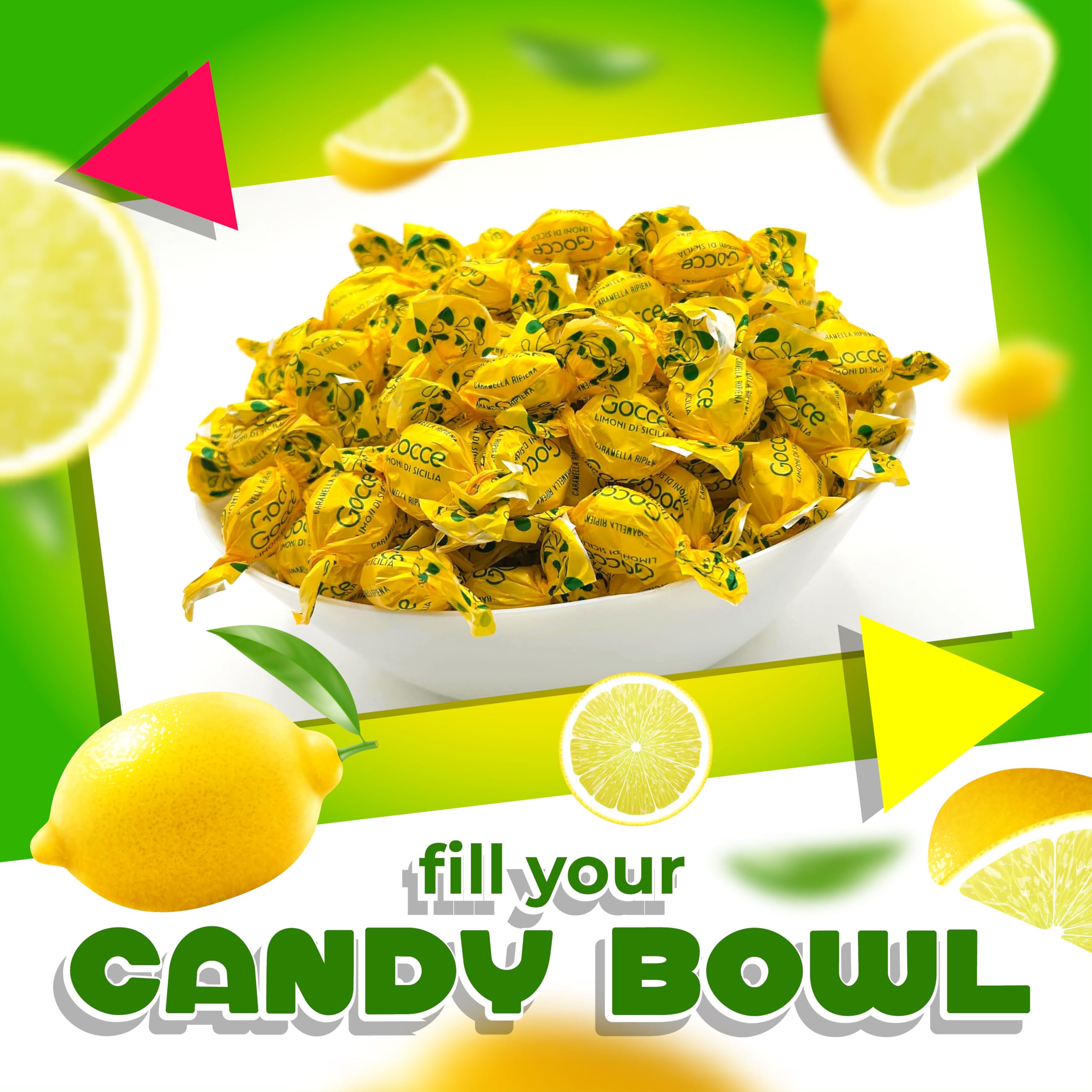 LAETAFOOD Sicilian lemon juice candy ideal for after-dinner treats.