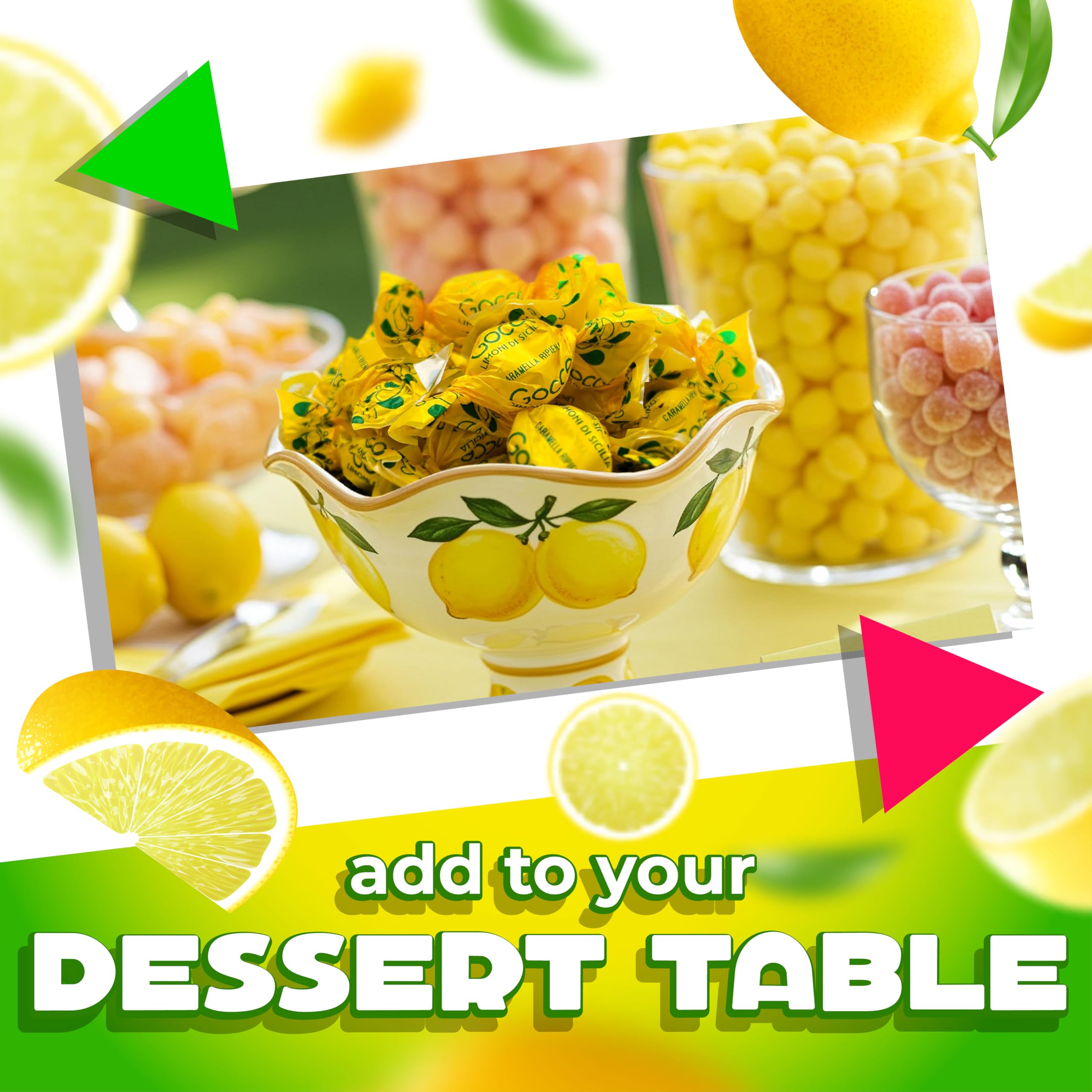 LAETAFOOD Lemon candy ideal for tea infusions and quick citrus pick-me-ups.