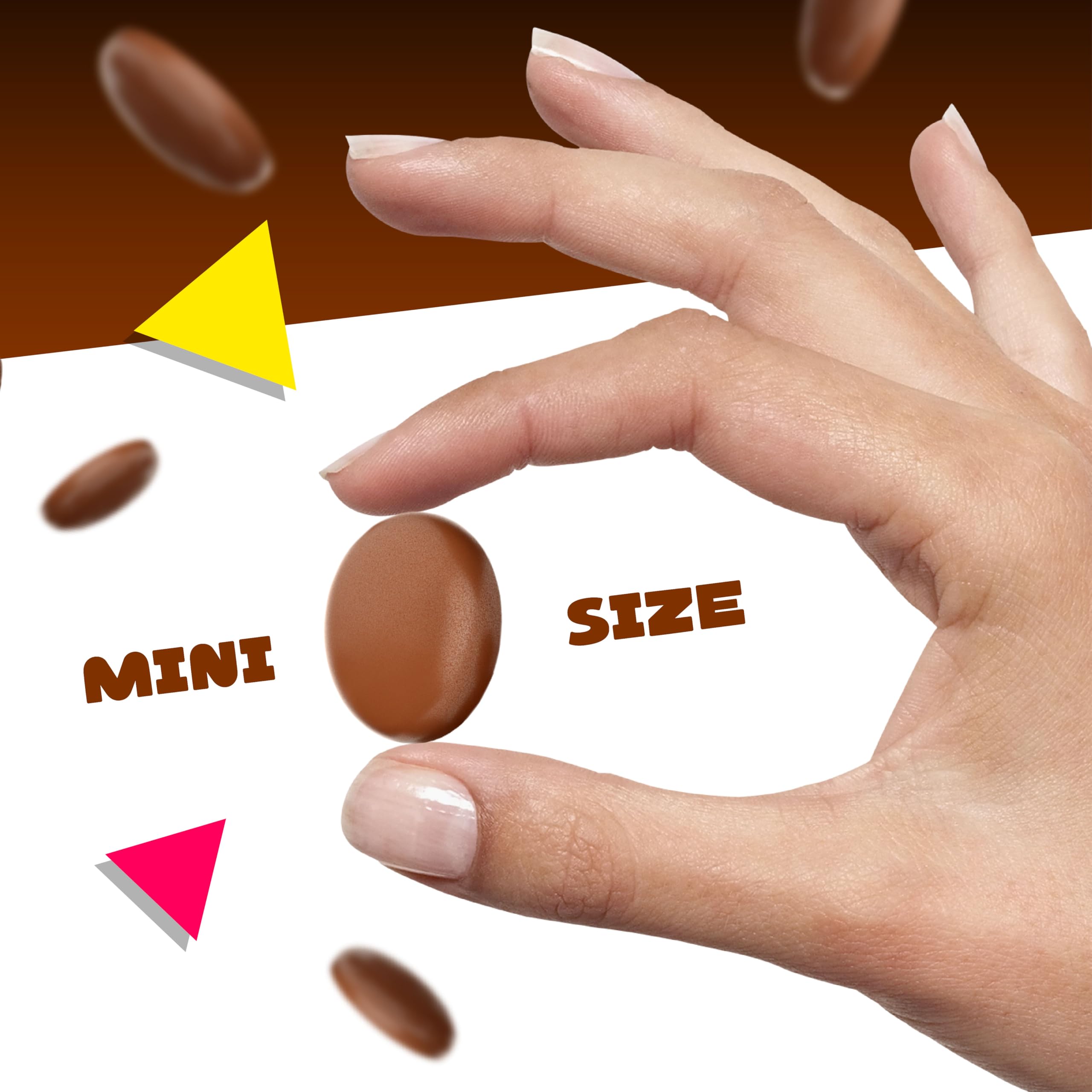 LAETAFOOD Merckens wafers melt evenly for smooth coatings.