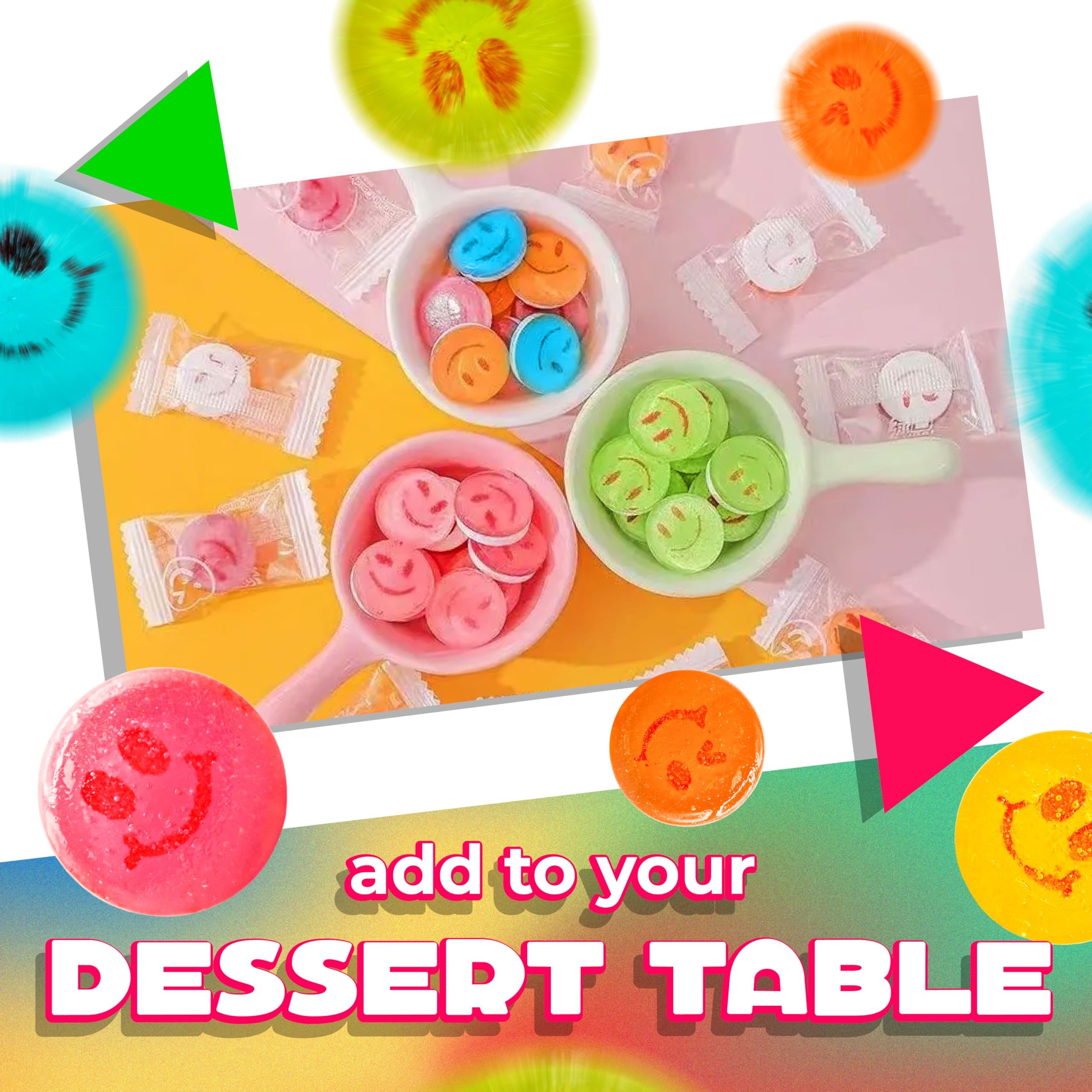 LAETAFOOD Office bowl-friendly candy in a colorful display