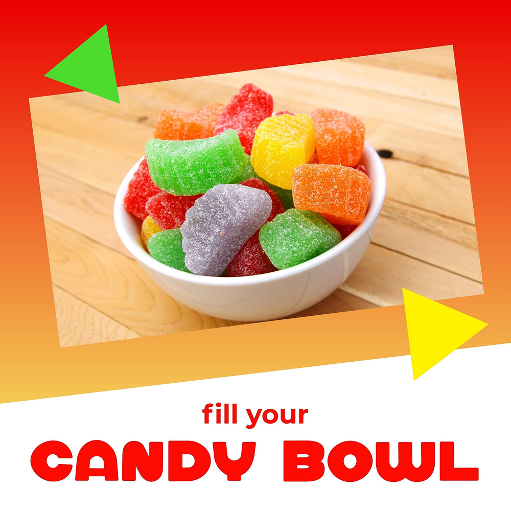 LAETAFOOD Orange slices candy on a tray for nostalgic display