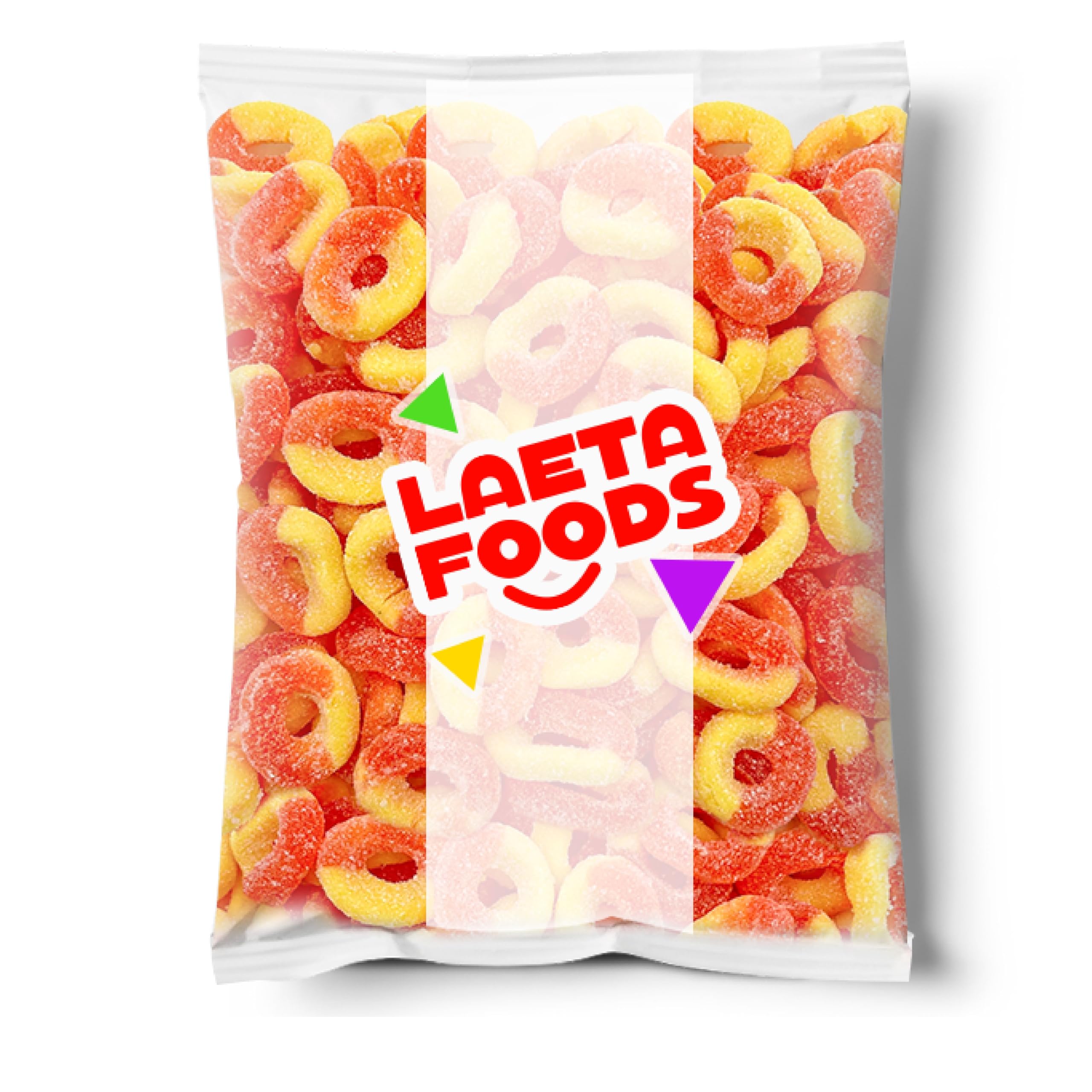 LAETAFOOD Peach Rings boast juicy aroma and fruity flavor for movie nights