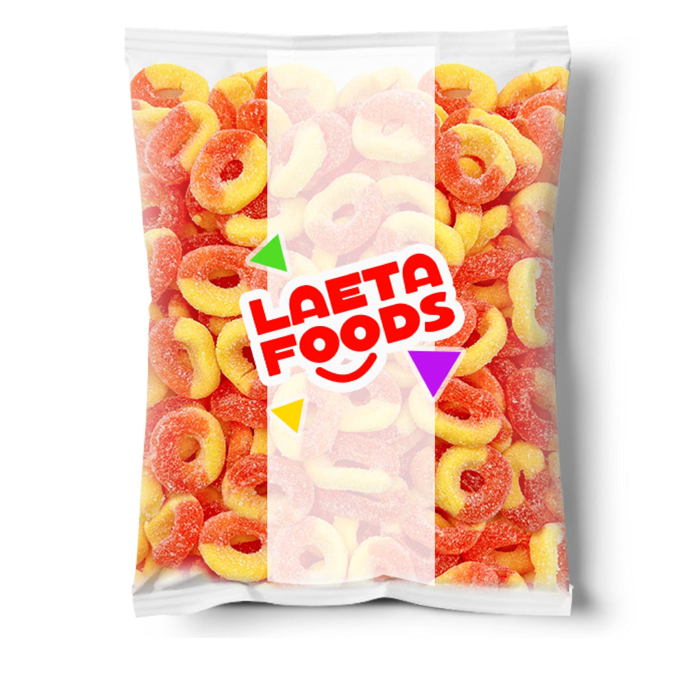 LAETAFOOD Peach Rings boast juicy aroma and fruity flavor for movie nights
