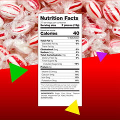 LAETAFOOD Peppermint Drops bag side view for gatherings