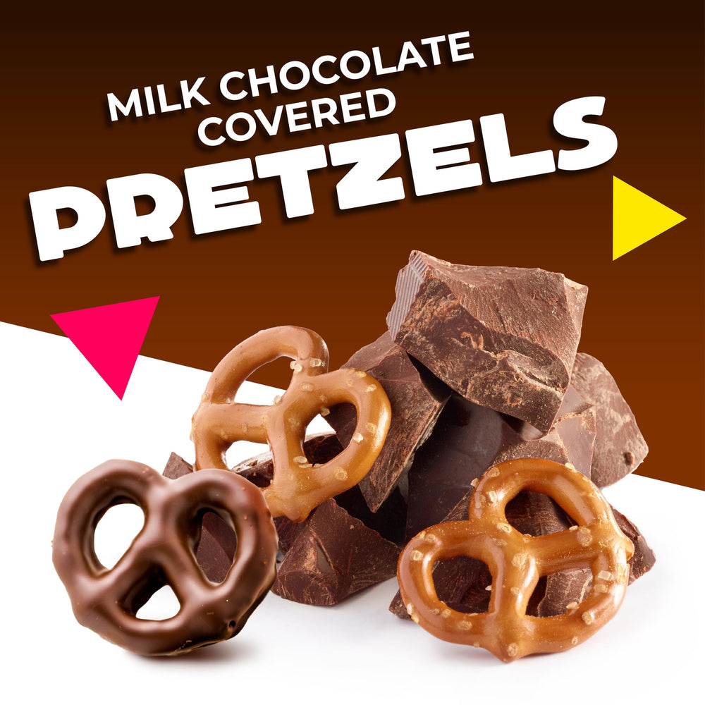 LAETAFOOD pretzels arranged on a dessert platter for variety