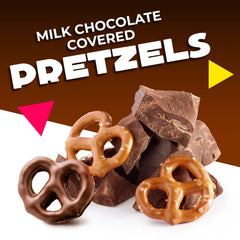 LAETAFOOD pretzels arranged on a dessert platter for variety