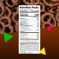 LAETAFOOD 40 ounce bag of pretzels displayed for sharing
