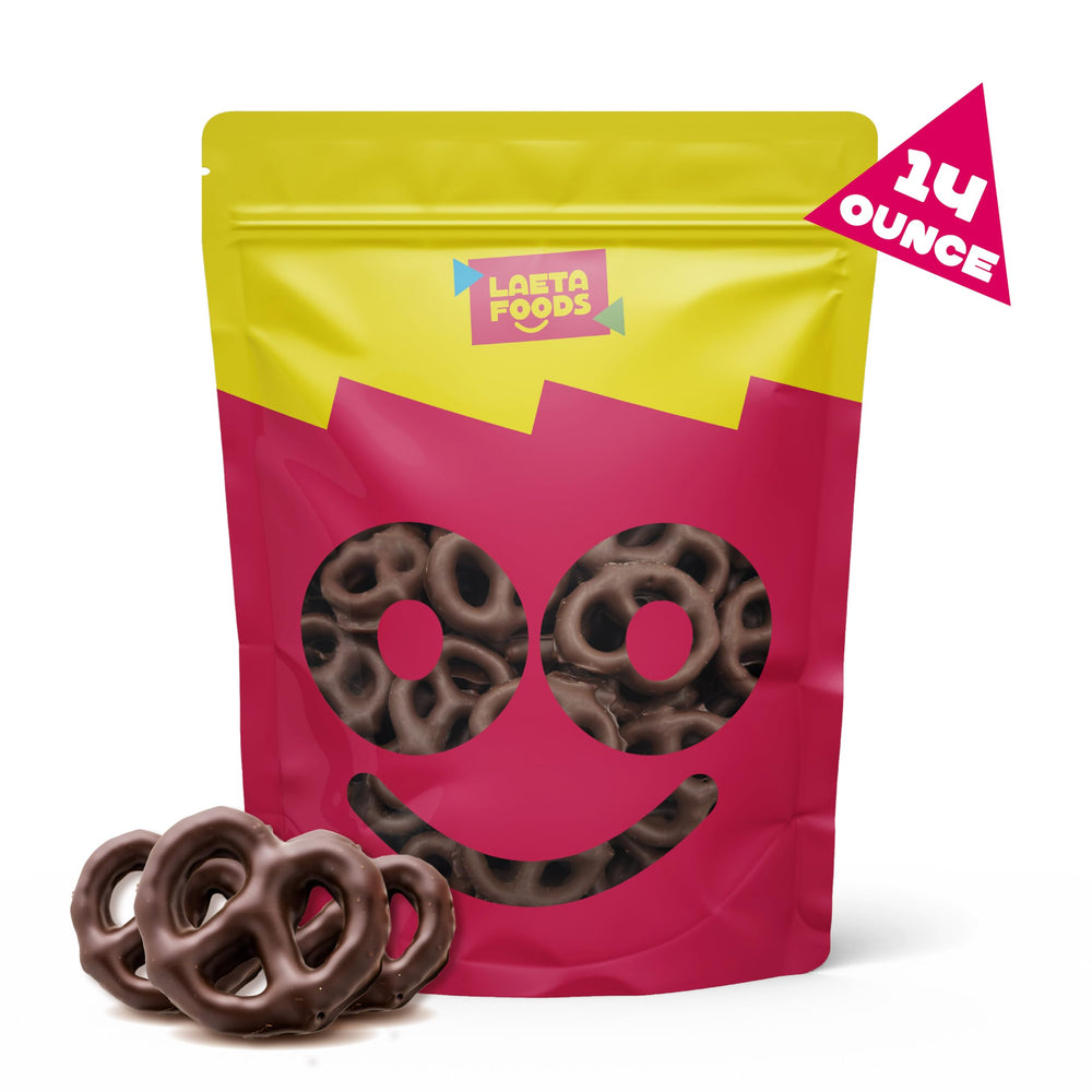 LAETAFOOD pretzels crunchy salted bite, crisp texture and sweetness