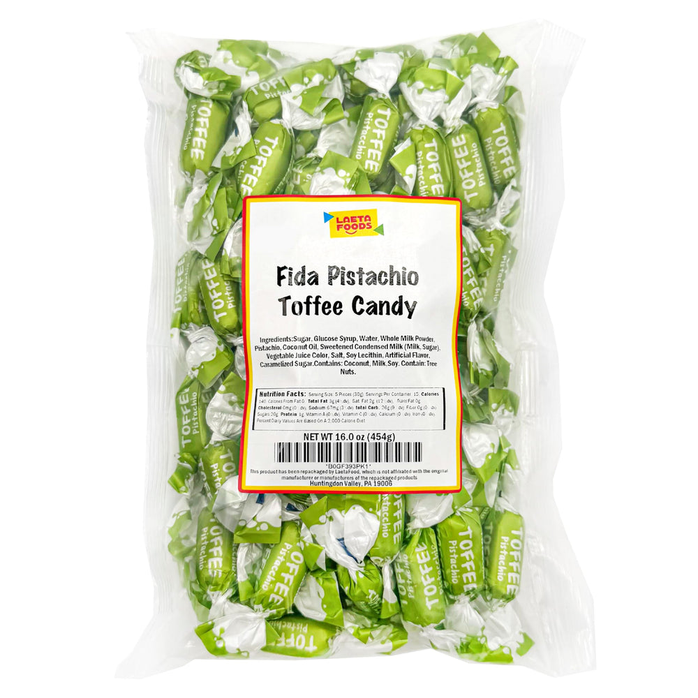 LAETAFOOD Rossana Pistachio Candy dye-free Italian-inspired snack