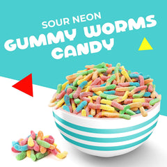 Laetafood sandy-sugar finish adds chewy bite for every gummy worm