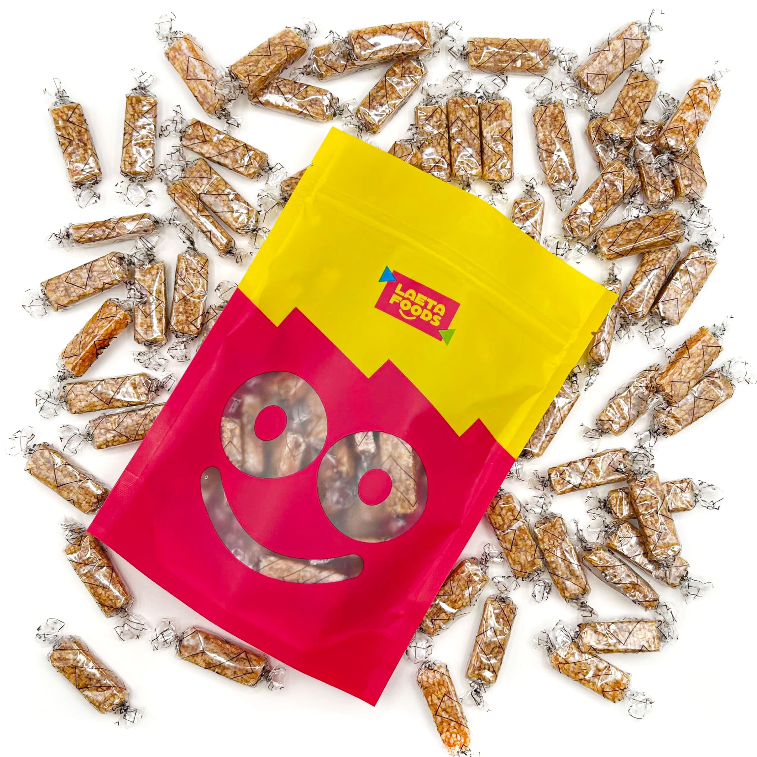 LAETAFOOD Sesame Honey Crunch Bars office snack, shareable and tasty