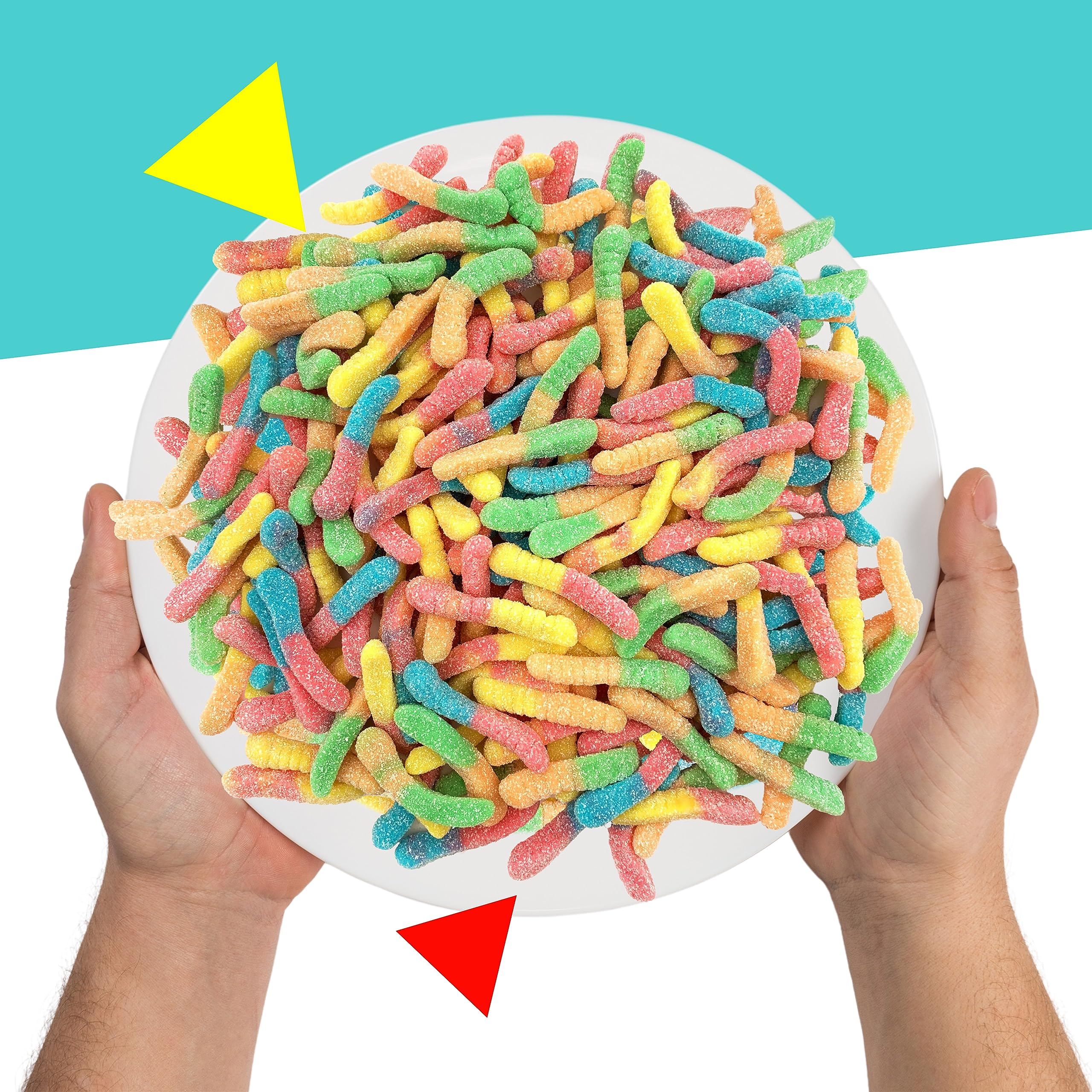 Laetafood worms ideal for candy buffets and party trays