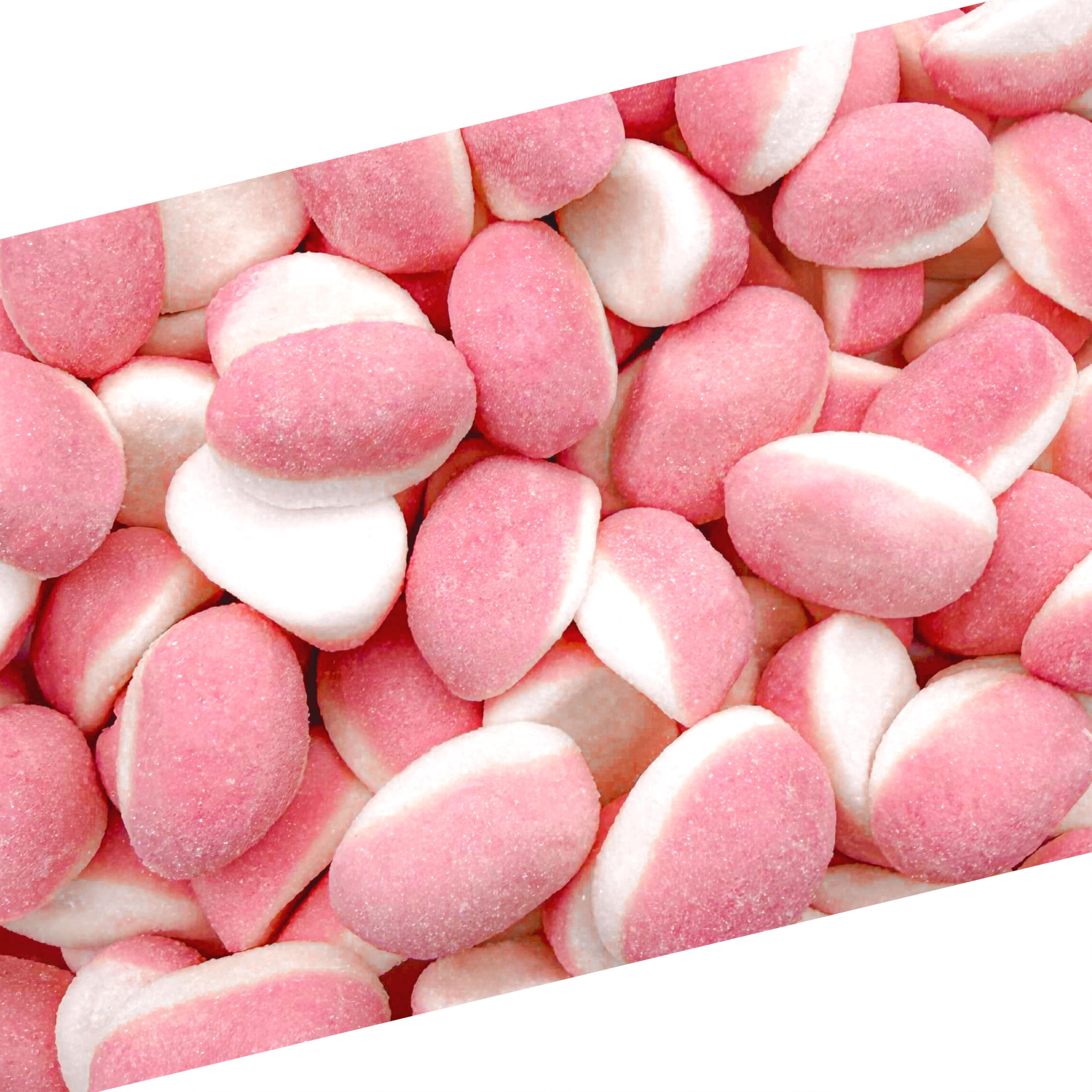 LAETAFOOD strawberry gummy bag display for party tables and candy buffets