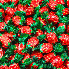 LAETAFOOD Strawberry Hard Candy 1 lb bag for sharing at gatherings.