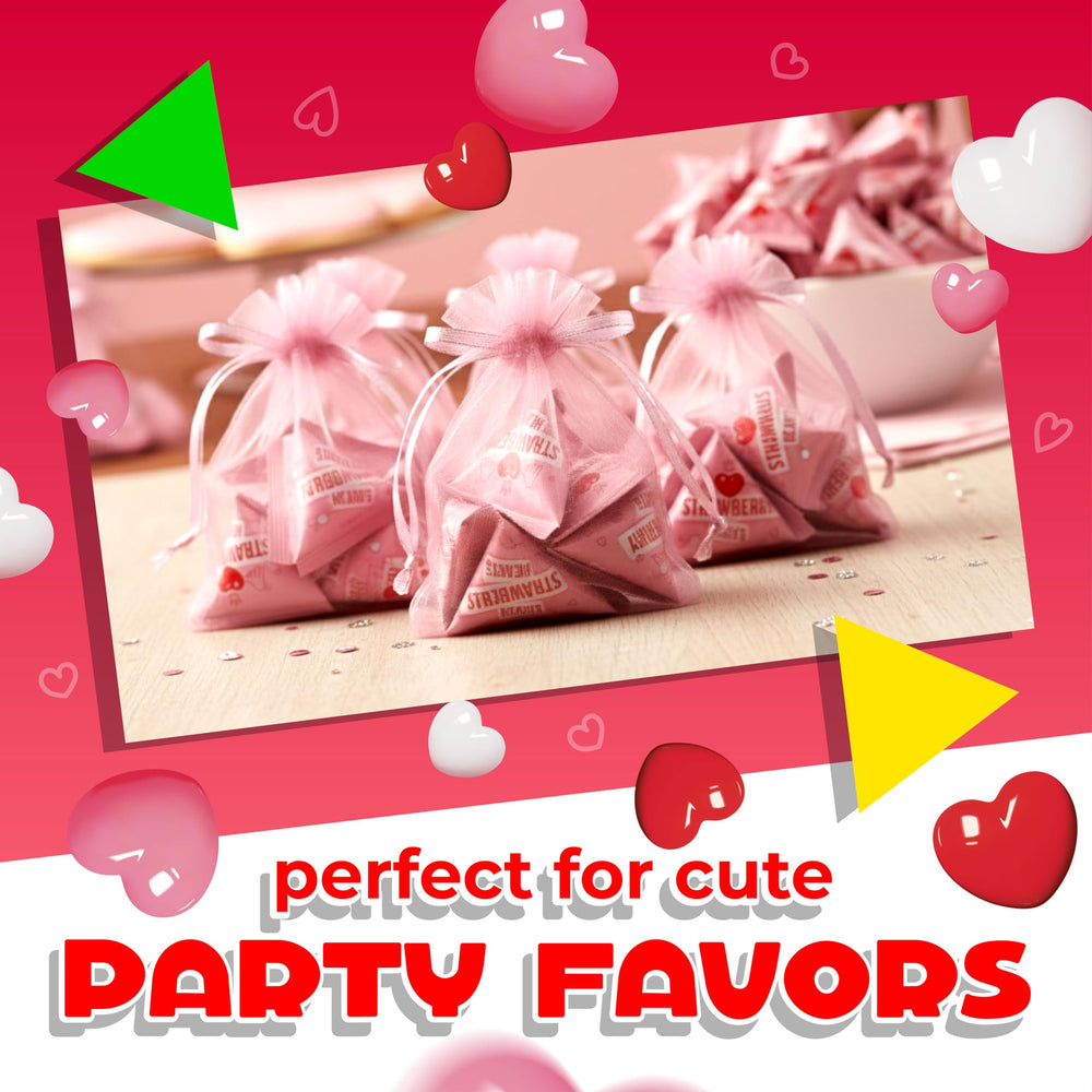 LAETAFOOD Strawberry Hearts colors brighten gift bags and Easter displays.