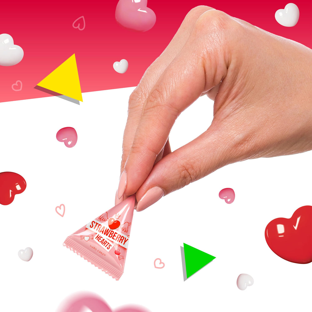 LAETAFOOD Strawberry Hearts add color to Easter baskets and spring celebrations.