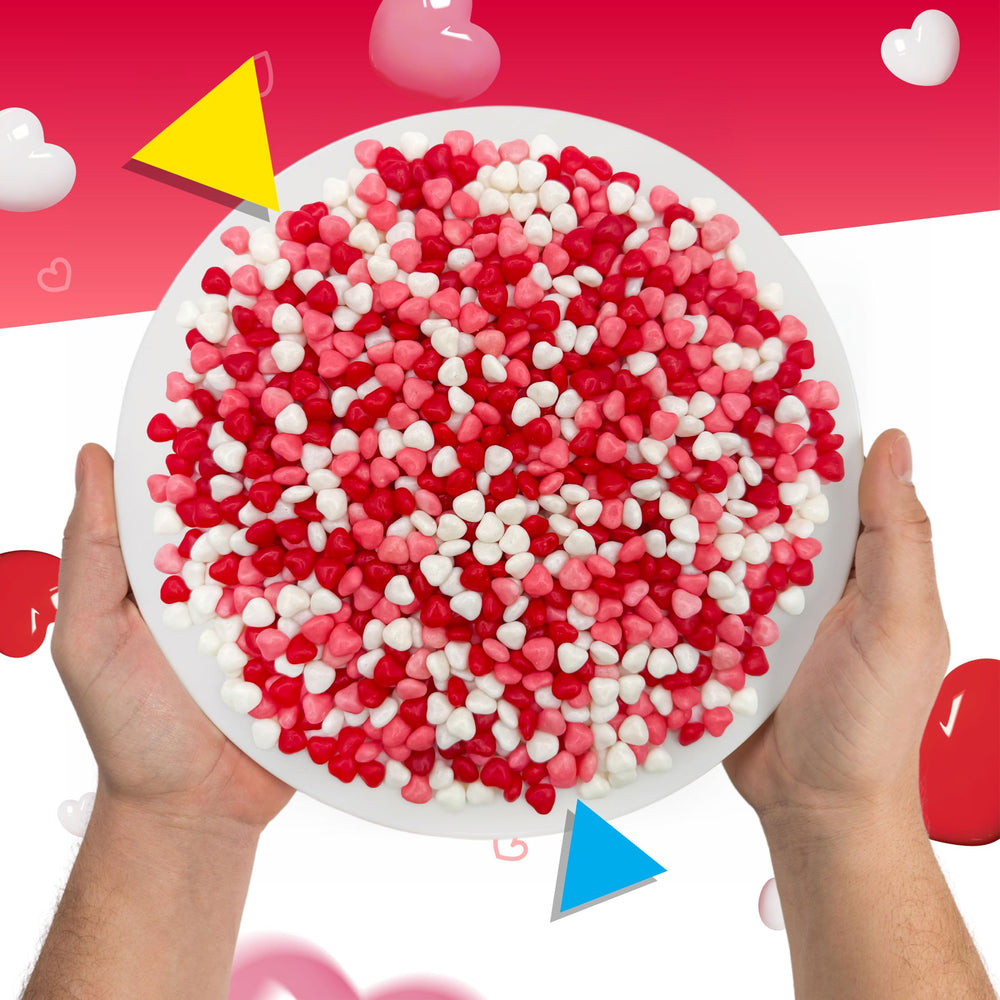LAETAFOOD Strawberry Hearts Candy ideal for party favors and gift bags