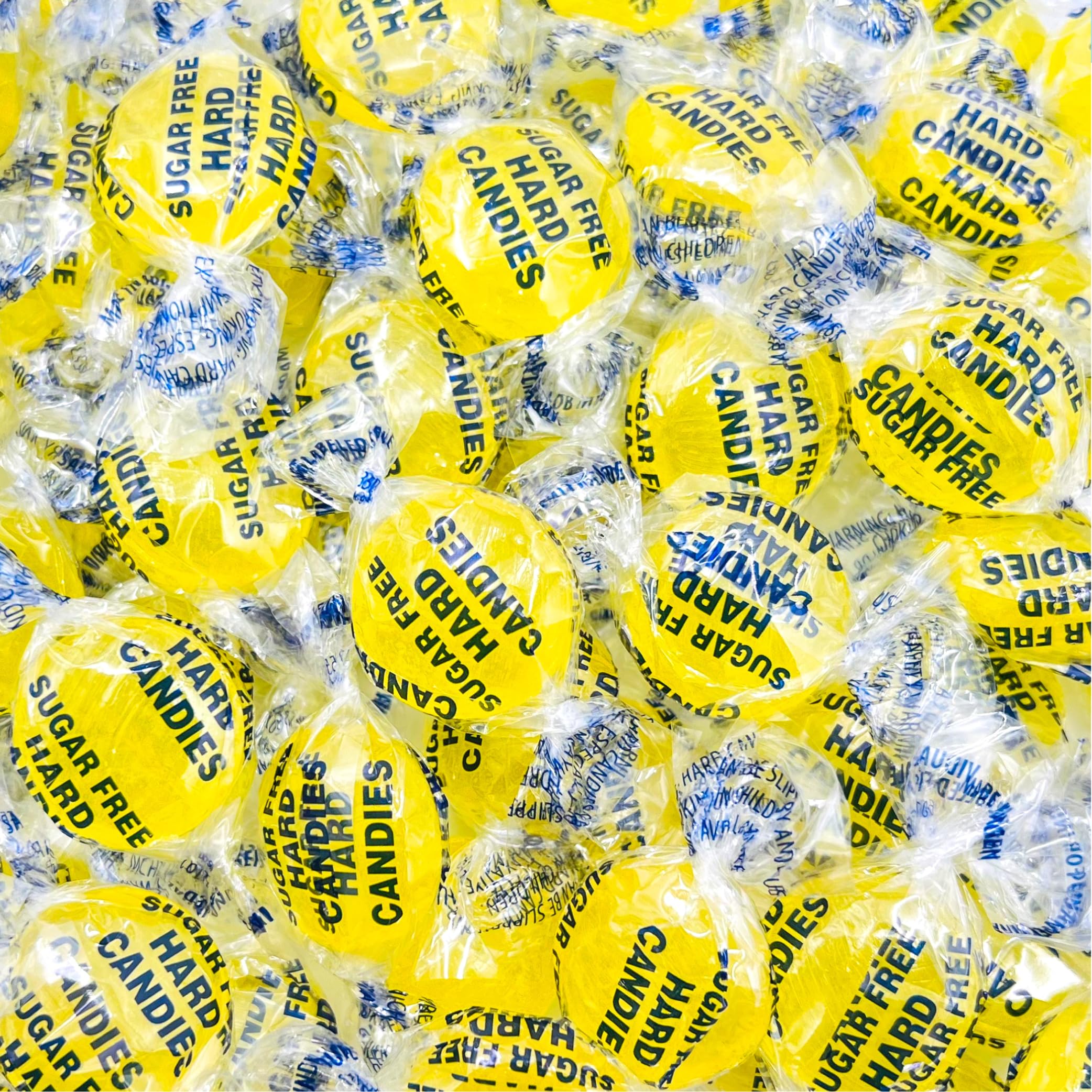 LAETAFOOD sugar-free lemon candy collection showing variety and shareability