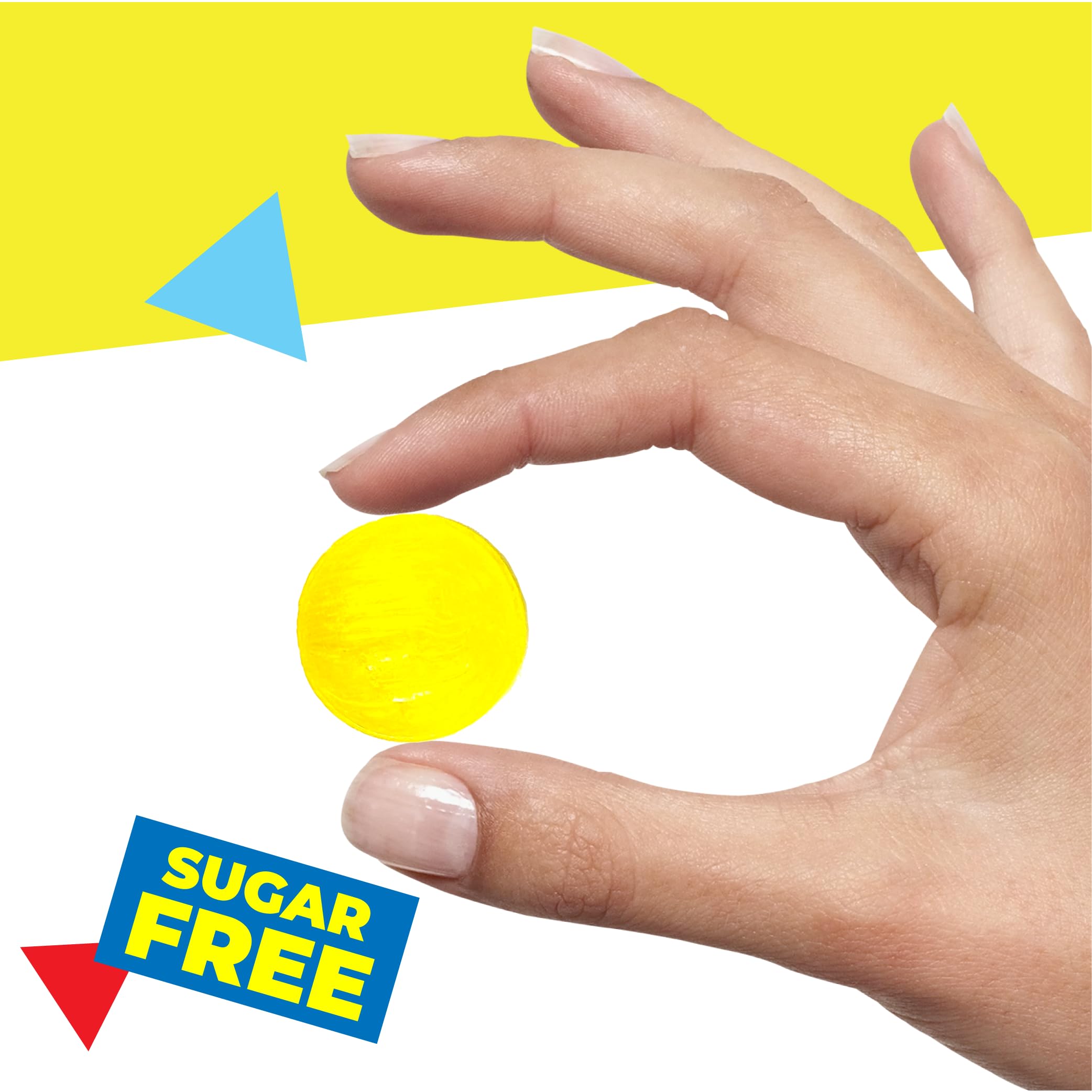 LAETAFOOD sugar-free lemon candy on-the-go pack for office or travel
