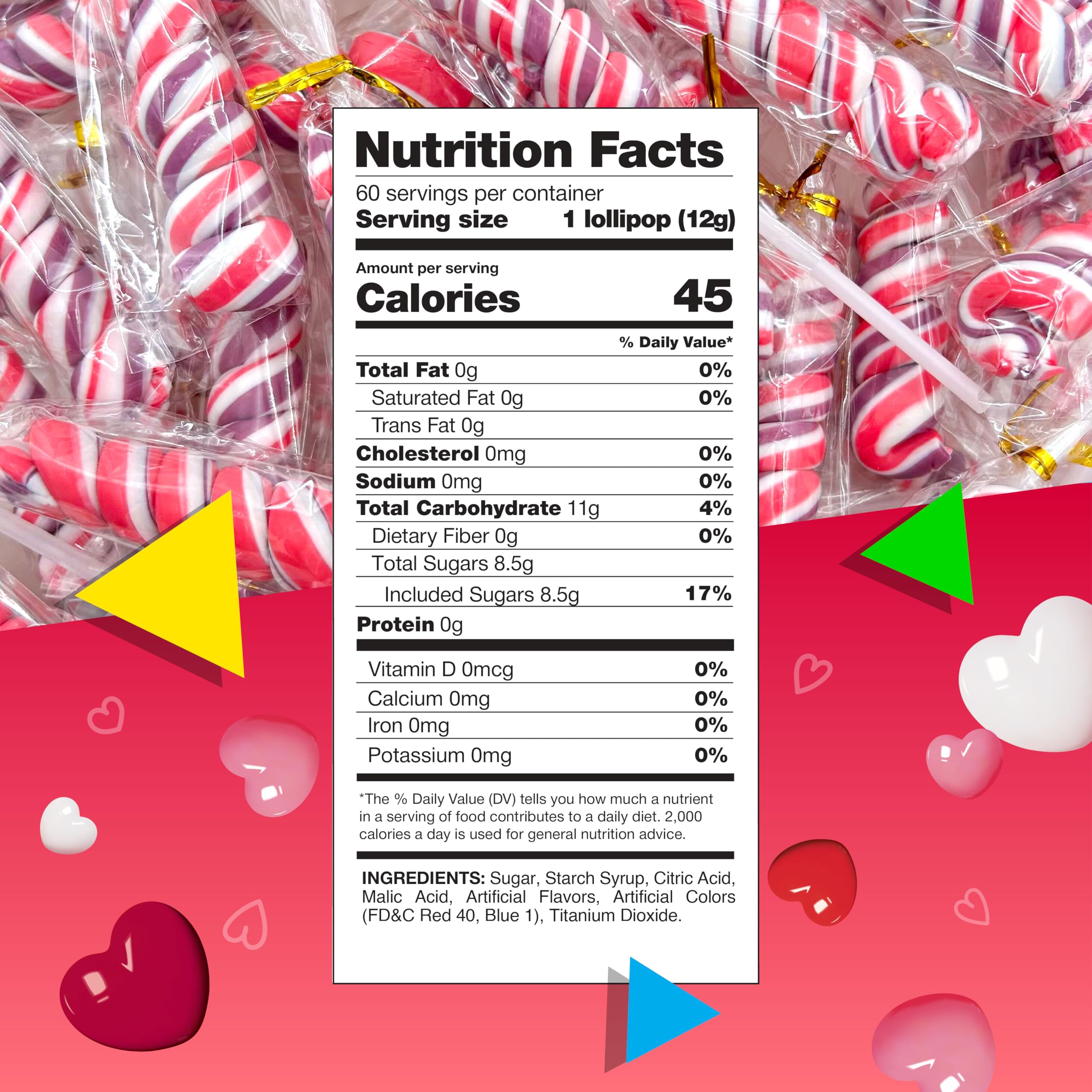 LAETAFOOD Swirl Lollipops pink candy, individually wrapped for clean handling at events.