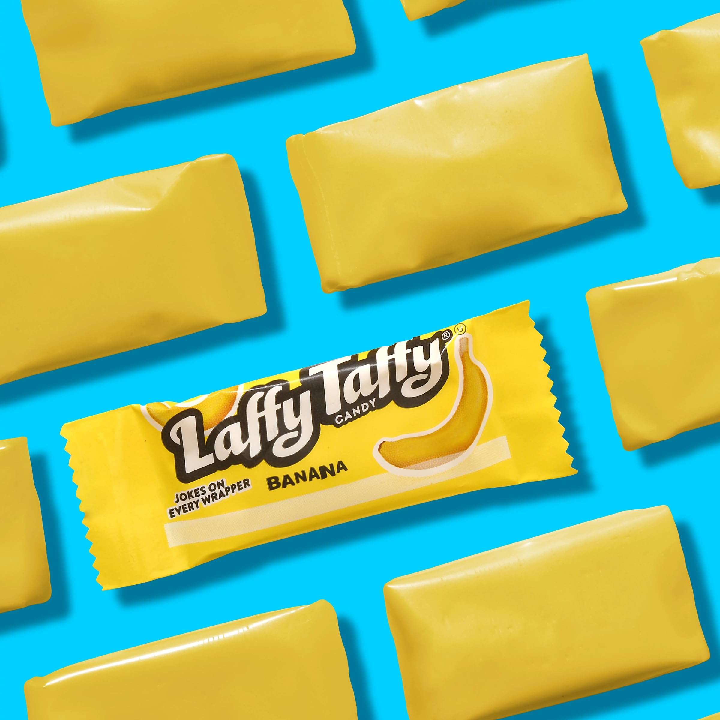 Laffy Taffy Banana Mini Bar bite for a chewy snack