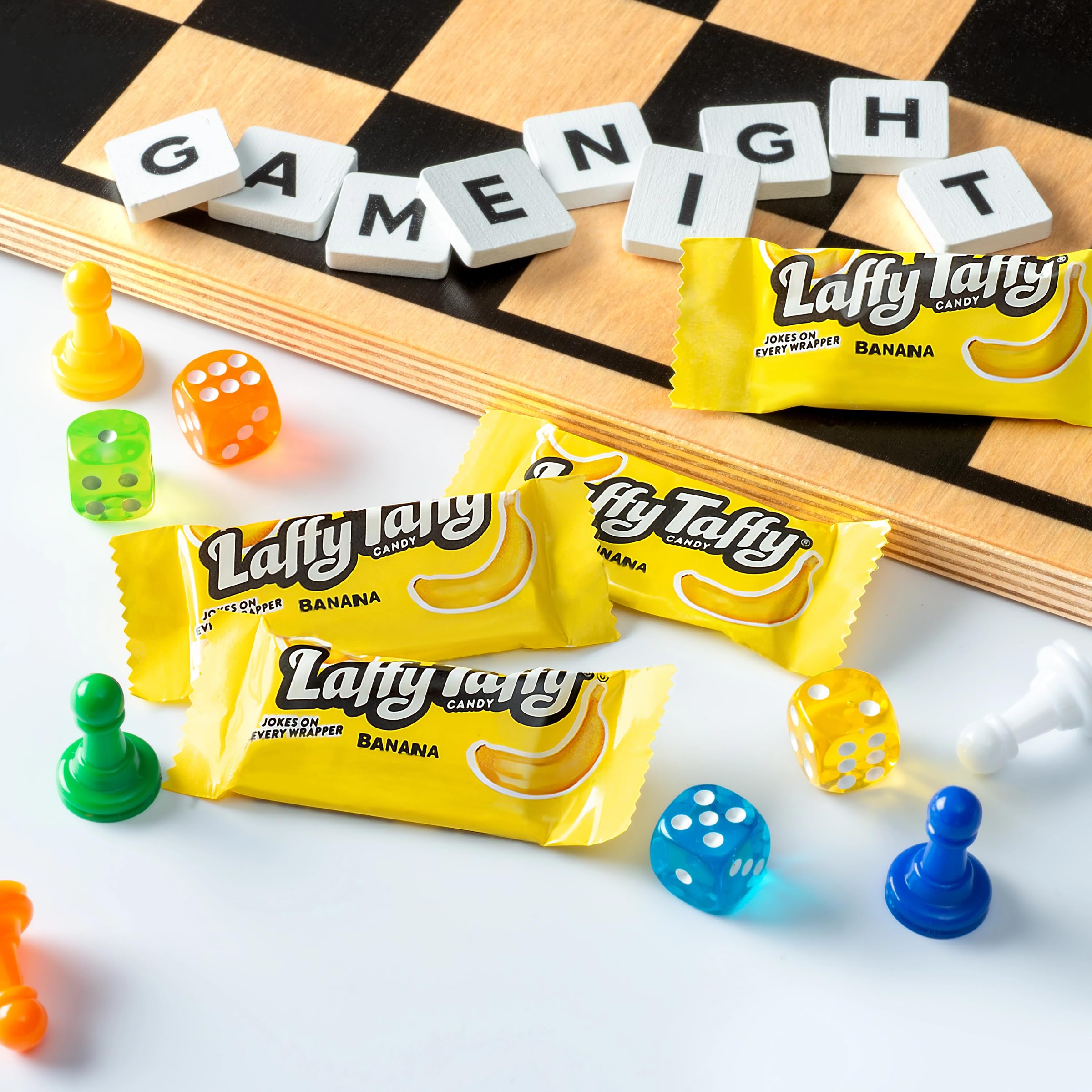 Laffy Taffy Banana Mini Bar packaging preserves freshness and convenience