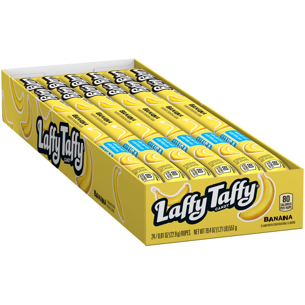 Laffy Taffy Banana Rope Candy party favors—fun for guests.