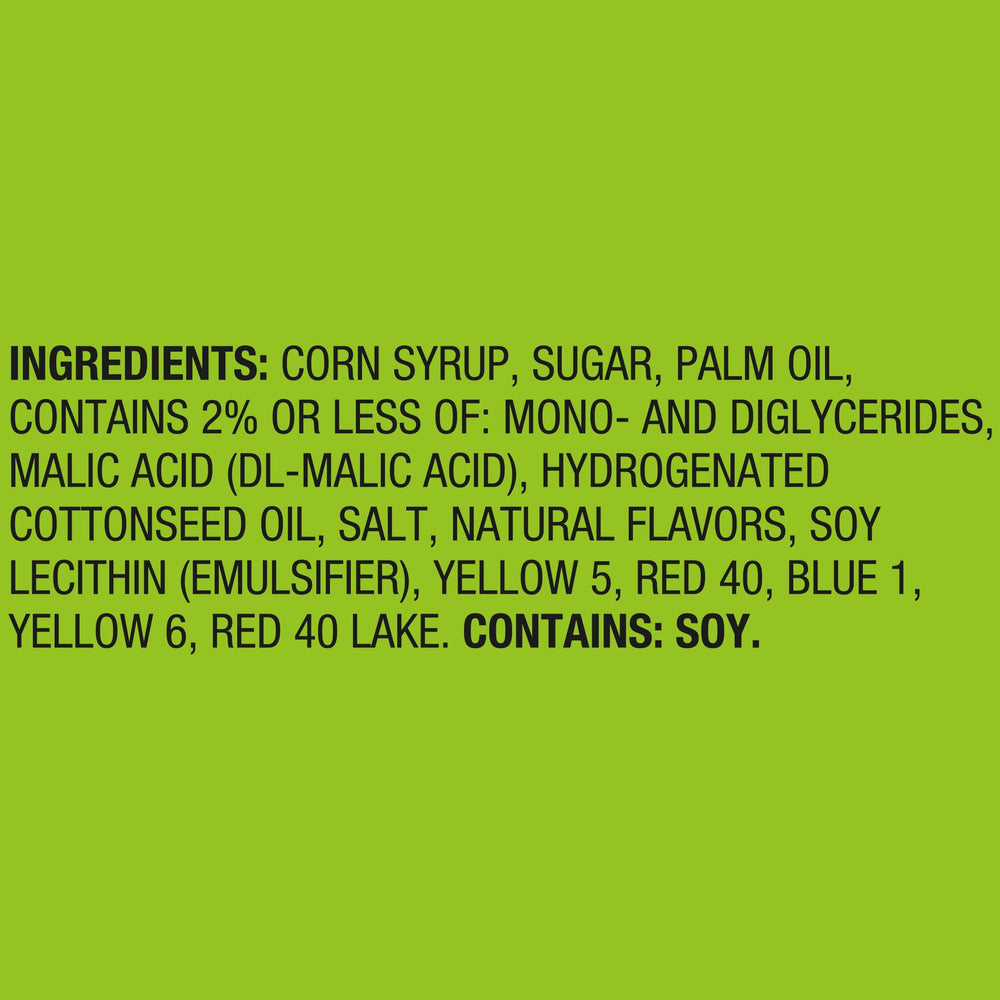 Laffy Taffy Fruit Combos close-up, vibrant mango-passionfruit flavor.