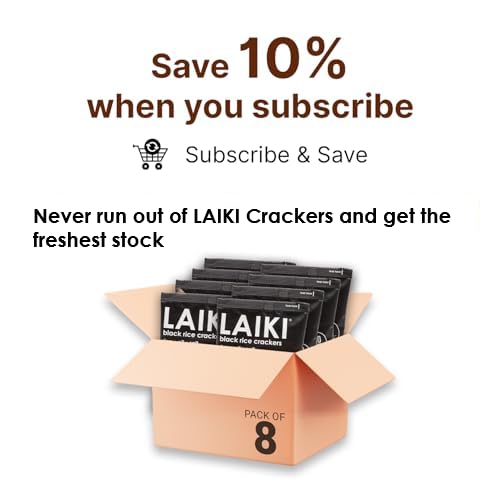 LAIKI 8-pack of crackers for pantry and on-the-go.