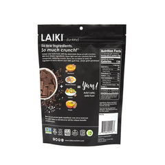 LAIKI seed-oil-free crackers close-up, crisp texture ideal for dips.