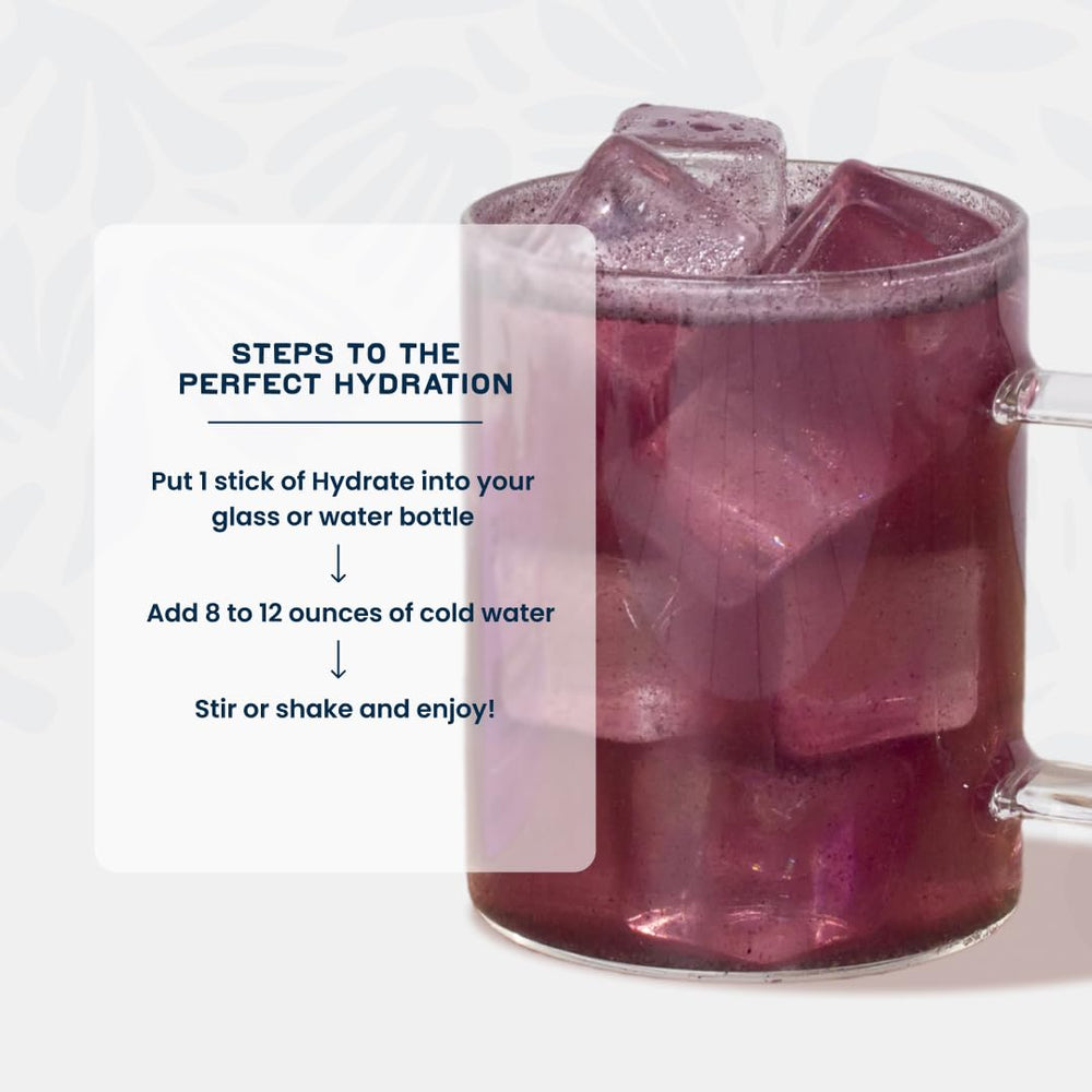 Hydrate on-the-go bottle ready for gym or travel use.