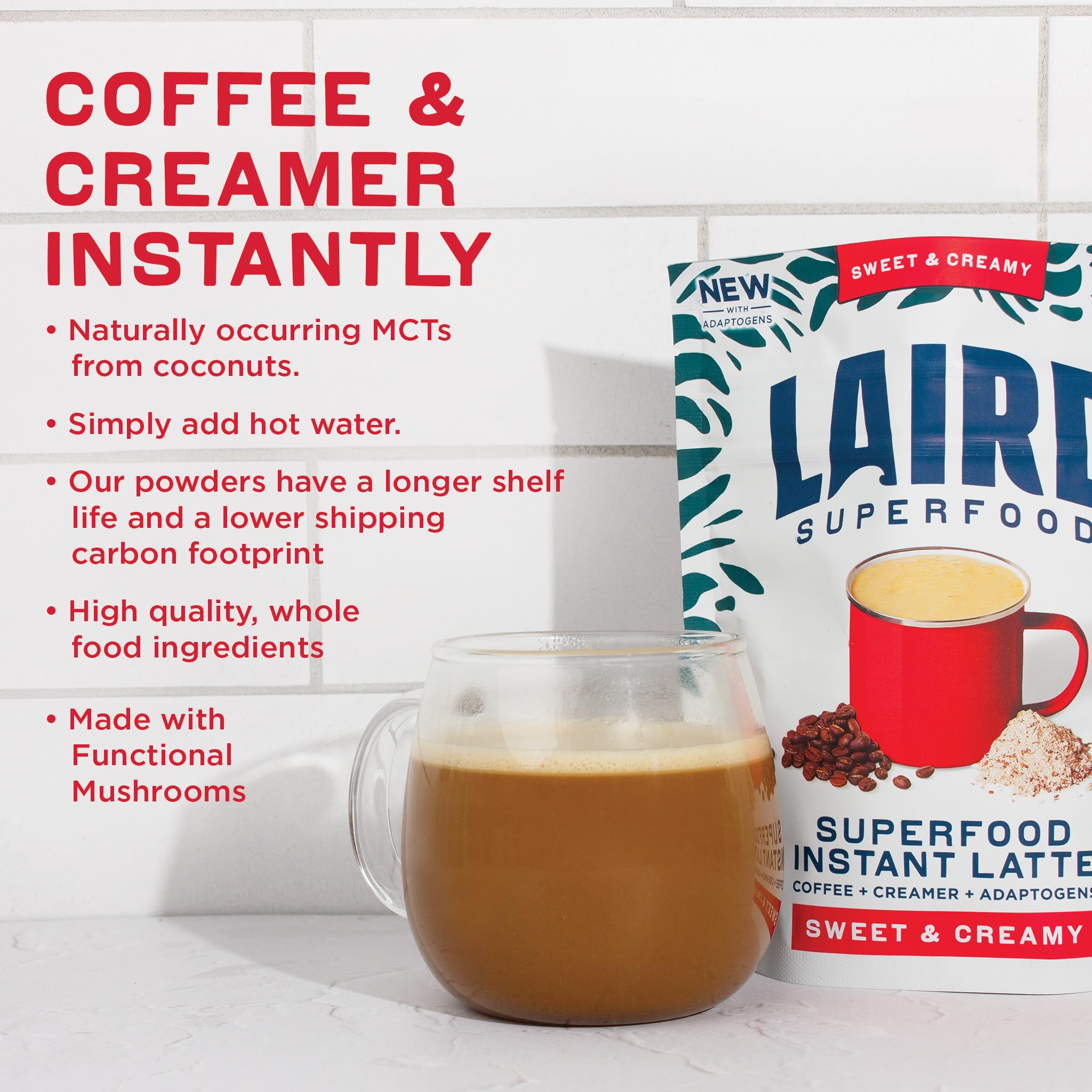 Travel-ready Instafuel bag shown as on-the-go coffee solution