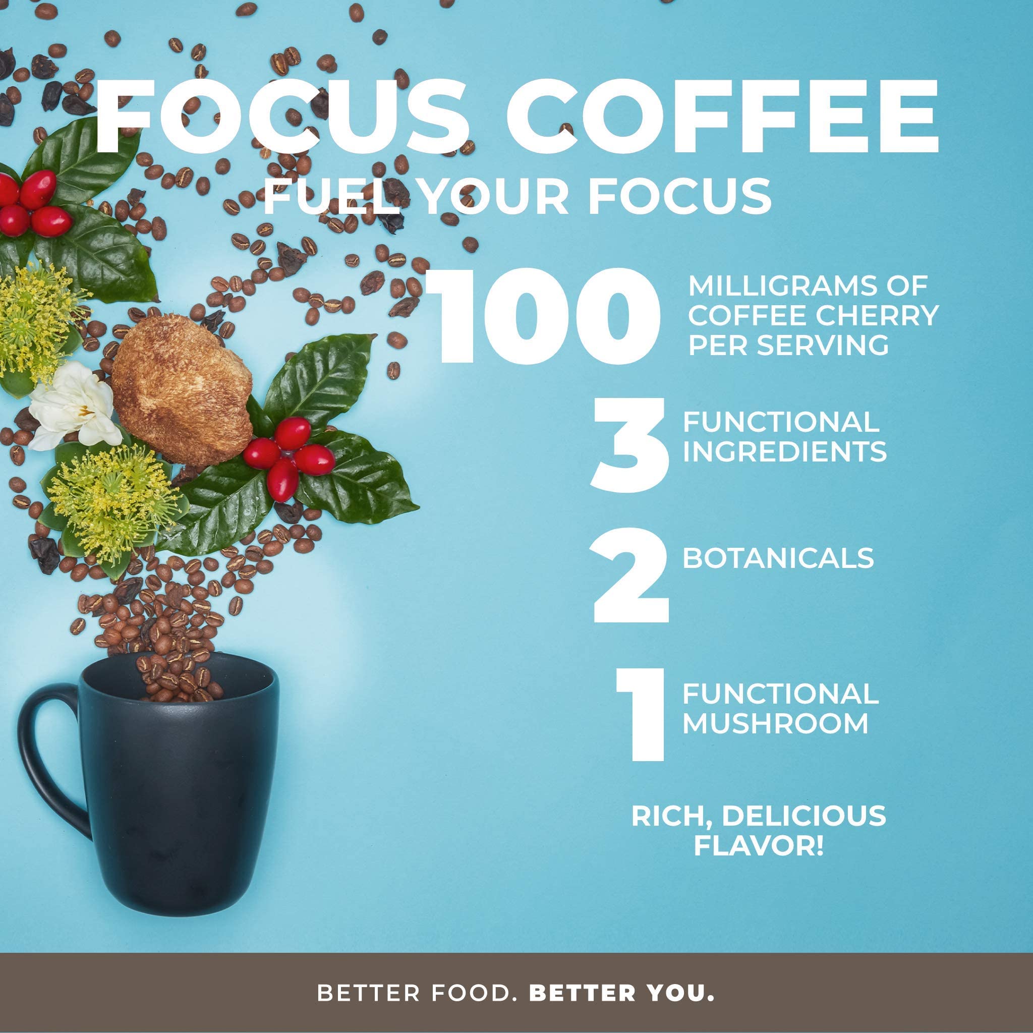 Laird Superfood Focus Coffee pour in action showcases easy brewing.