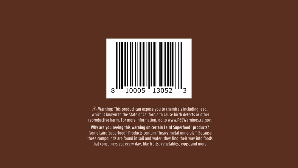 Ready-to-mug cup of Laird Superfood hot chocolate with rich color