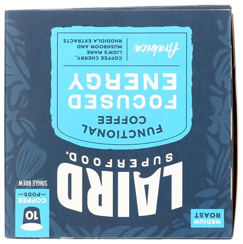 Laird Superfood K-Cups coffee-cherry infusion adds depth and smooth finish.
