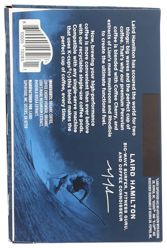 Laird Superfood K-Cups mushroom-infusion delivers plant-powered aroma and clean cup.