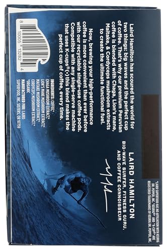 Laird Superfood K-Cups brewed coffee with steam for a daily ritual