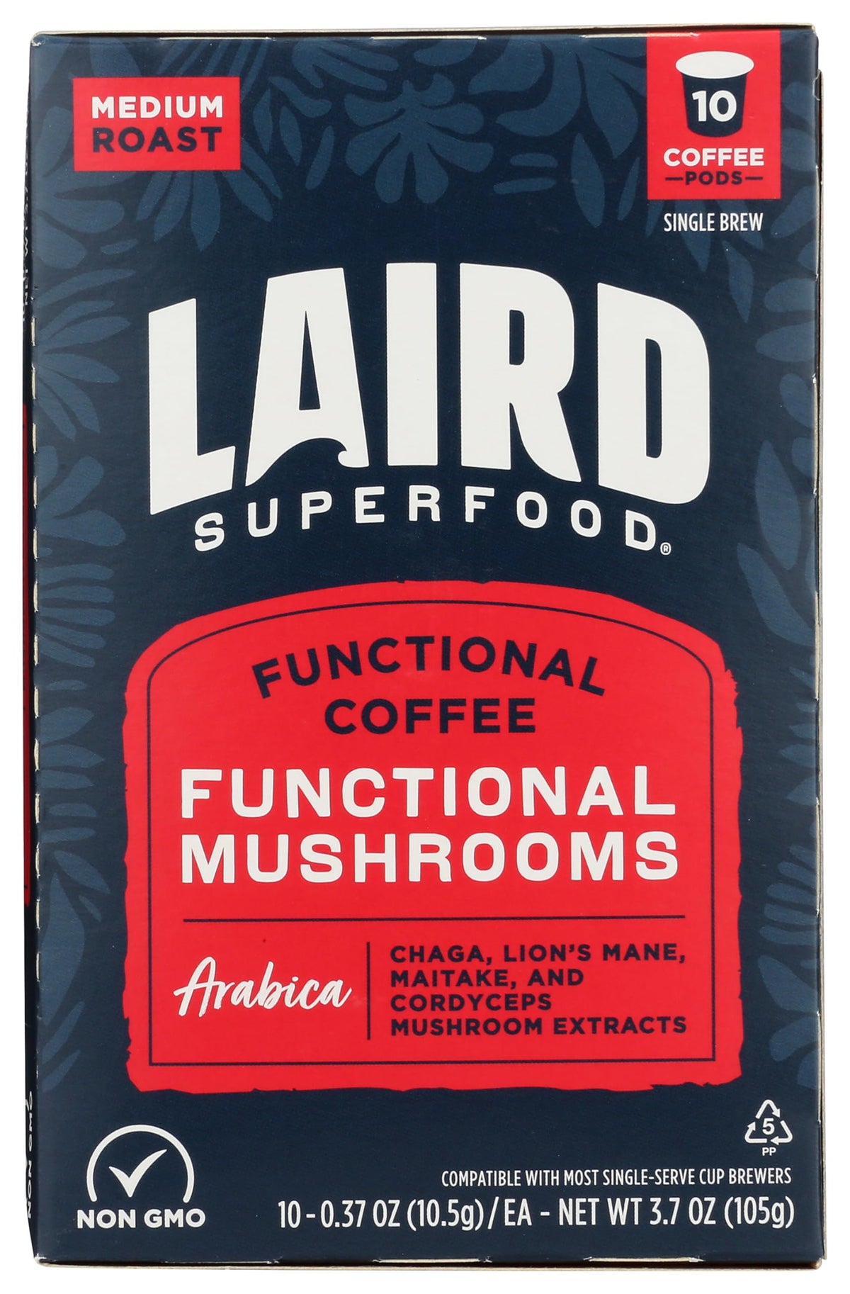 Laird Superfood K-Cups Medium Roast packaging for quick morning brew
