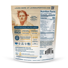 Laird Superfood Maca Instant Latte being blended with frother, silky texture.