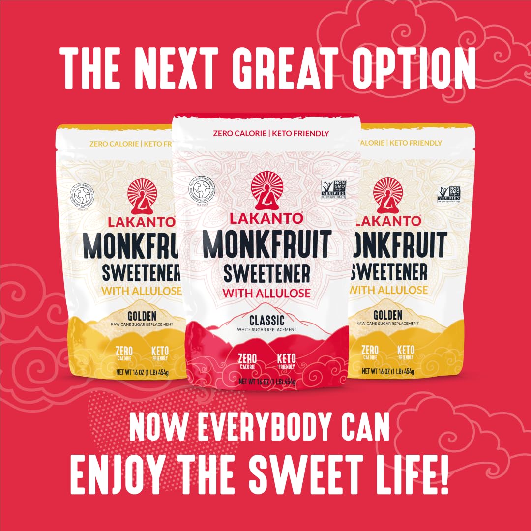 Lakanto sugar substitute supports keto and low-carb plans with no glycemic spike.