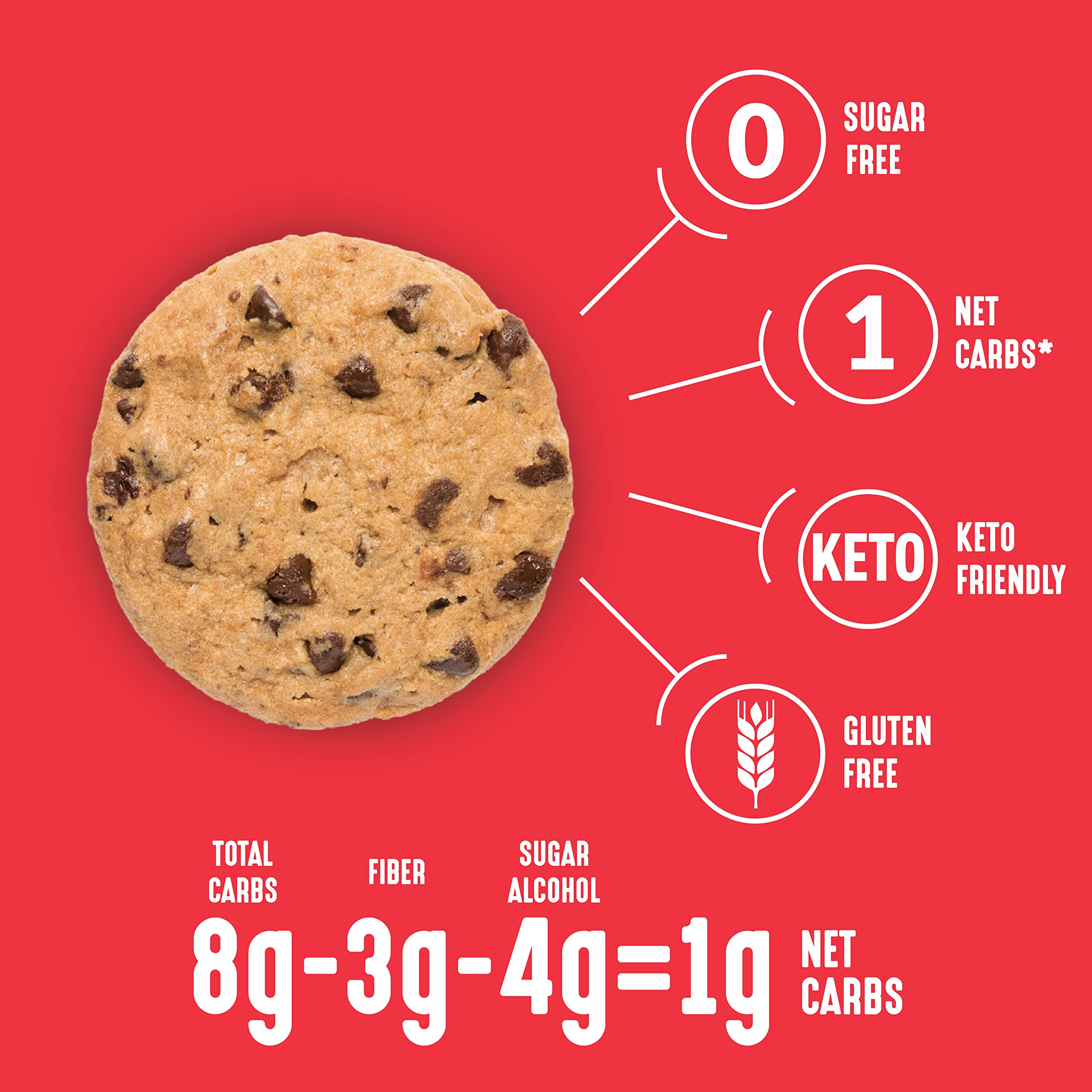 Lakanto gluten-free vegan cookies cooling on a sheet.