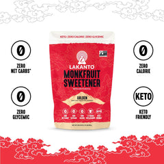 Dessert preparation using Lakanto Golden Monkfruit Sweetener for caramel notes