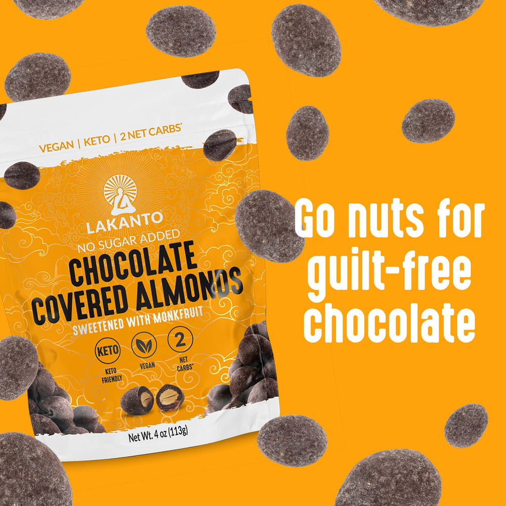 Lakanto keto-friendly almond snack supports low-carb choices.