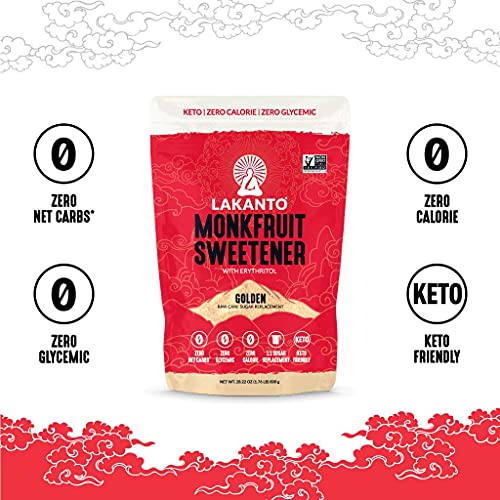 Lakanto monk fruit sweetener golden pantry scene in kitchen