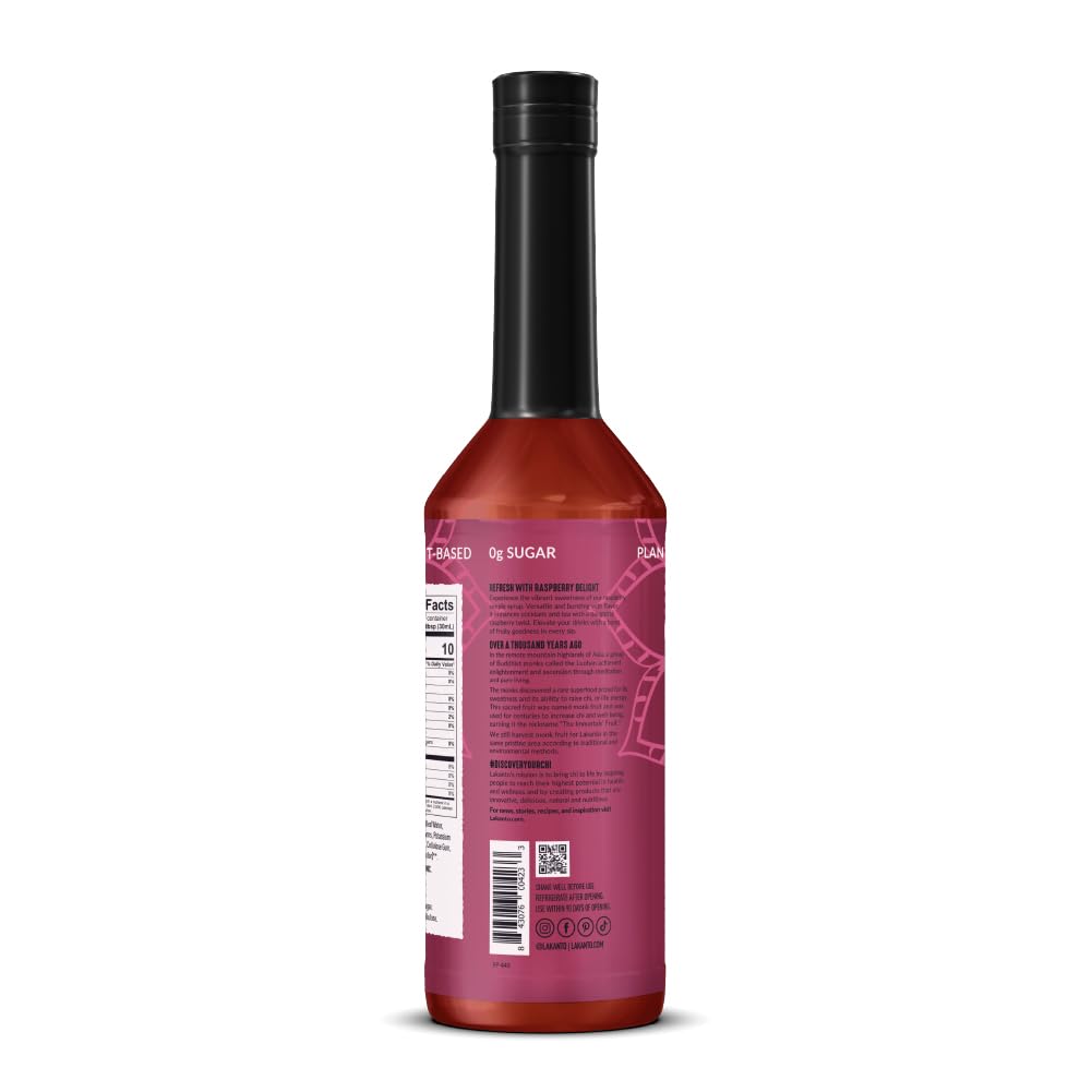 Lakanto Simple Syrup baking topping demonstrates calorie-free sweetness for recipes